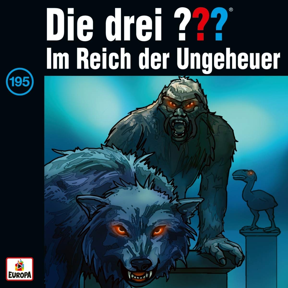 Cover der CD Die drei Fragezeichen - Folge 195 - ... im Reich der Ungeheuer